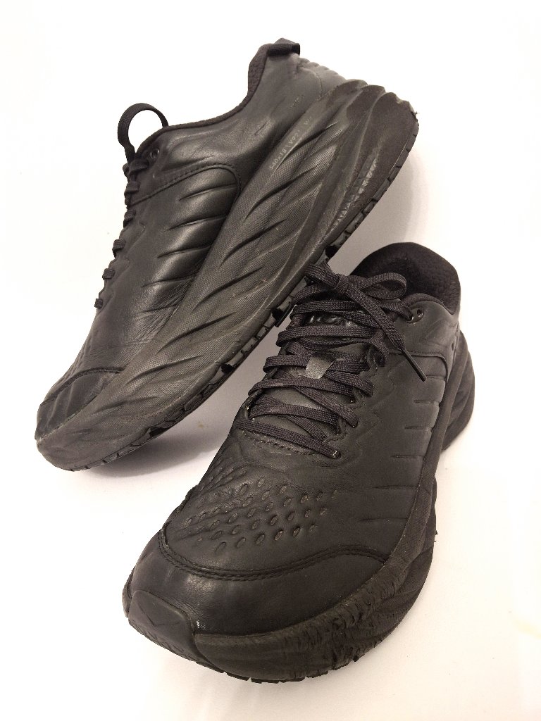 Hoka One One Men's Bondi Sr Wide Black 1129350 Comfort Slip Resistant 11.5 2e